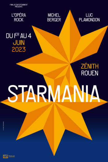 Nouvelle affiche starmania Rouen